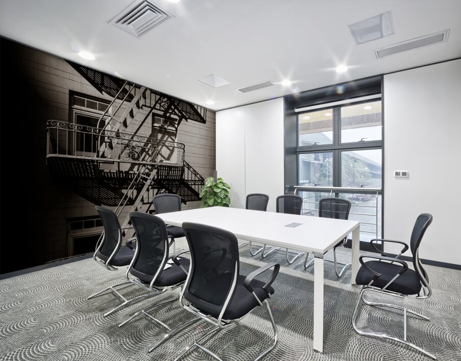 Fire Escape Wall Printing