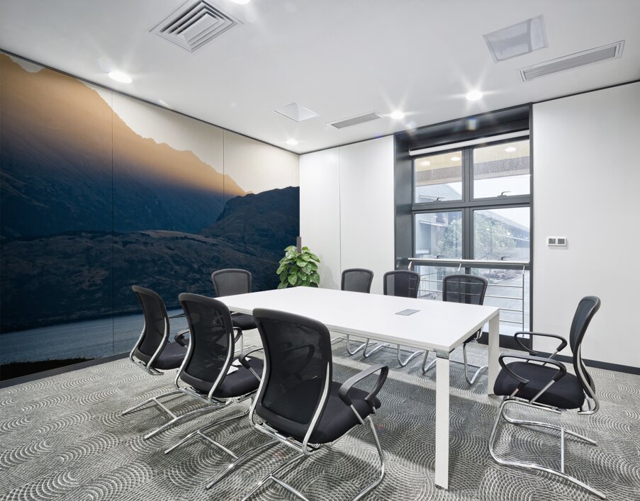 Golden Rays Wall Printing