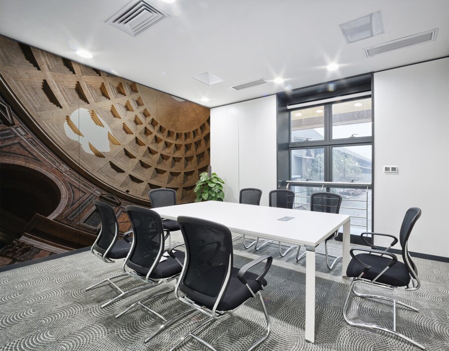 Pantheon Dome Sunbean Wall Printing