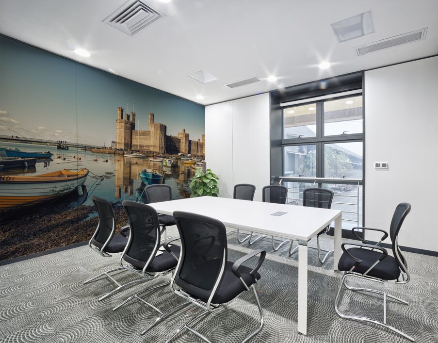 Caernarfon Castle Wall Printing