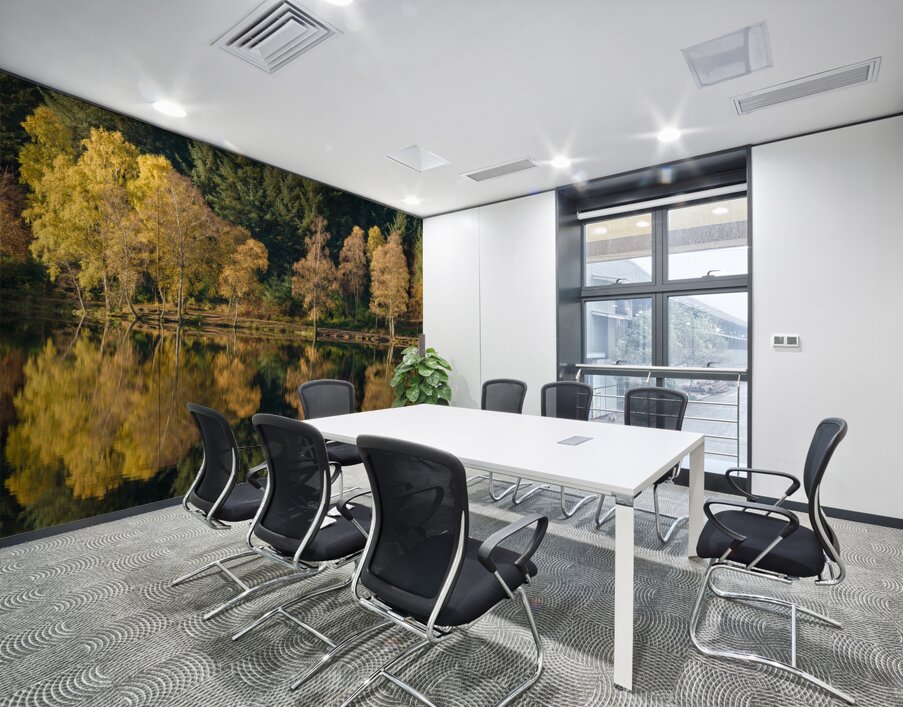 Autumn on Glencoe Lochan Wall Printing