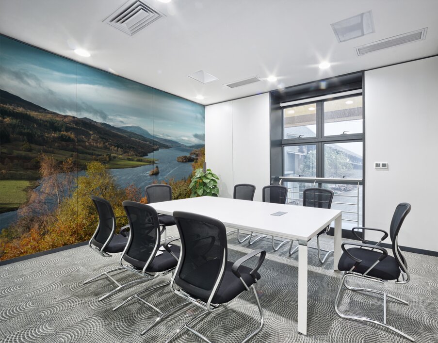 Loch Tummel at Autumn Wall Printing