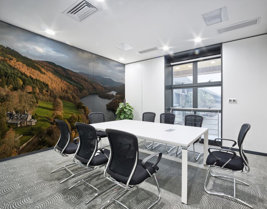 Loch Tummel in Autumn Wall Printing