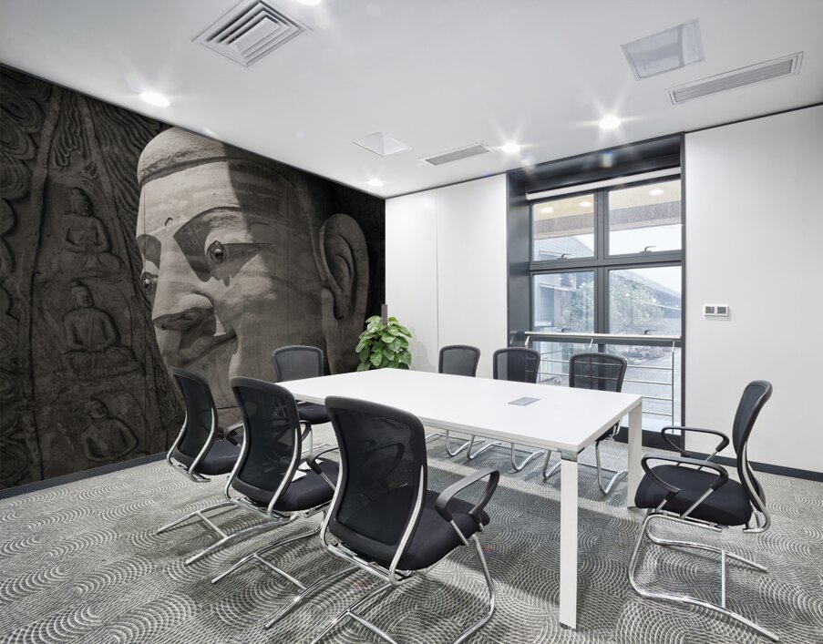 Datong Stone Buddha Wall Printing