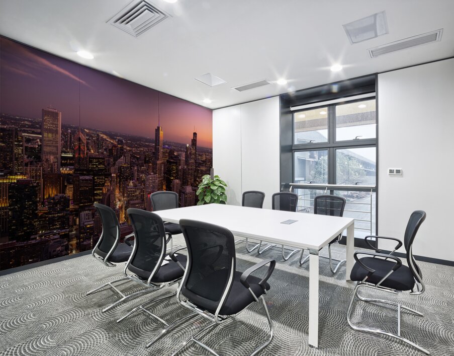 Chicago at Dusk Wall Printing