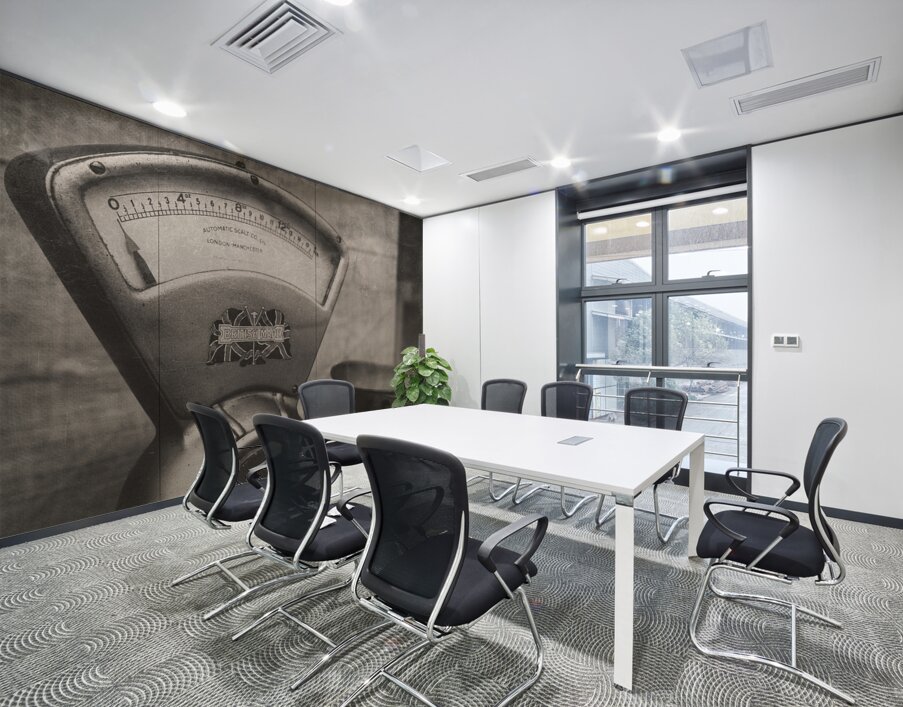 Vintage Weighing Scale Wall Printing