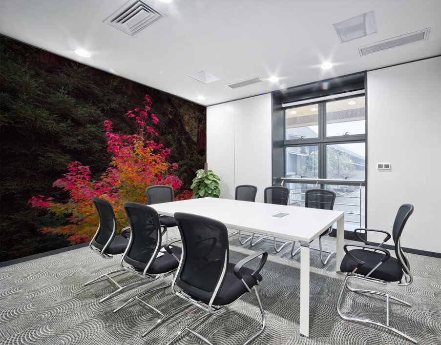 Fire Tree Wall Printing