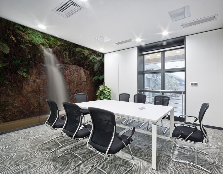 Tropical Waterfall Wall Printing