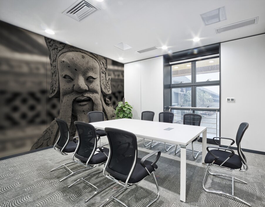 Thai Statue Wall Printing