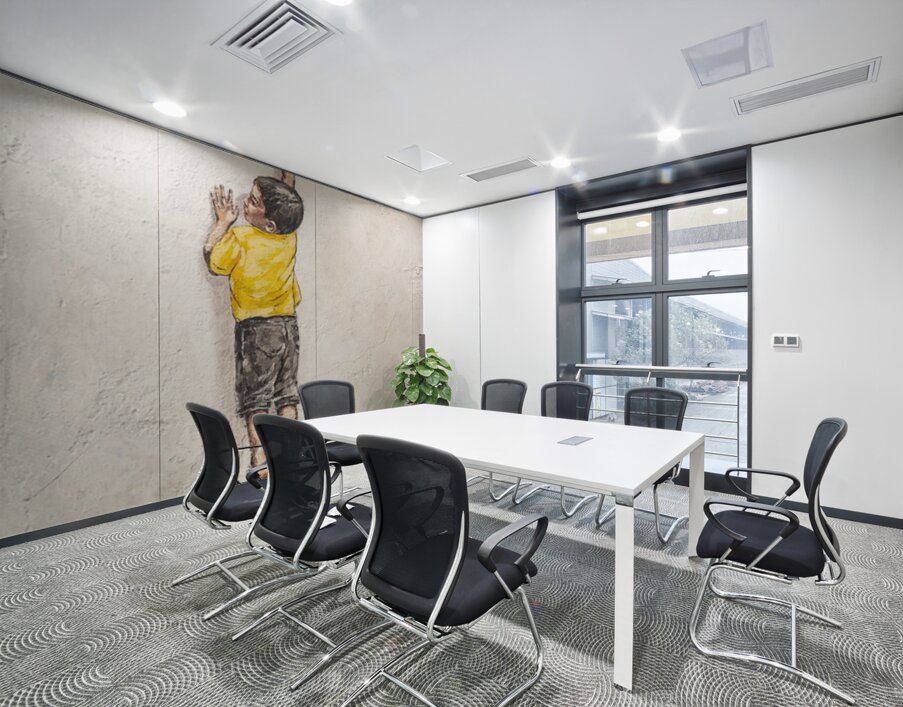 Boy on Chair Wall Printing