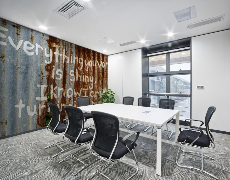 Turning Into Rust Wall Printing