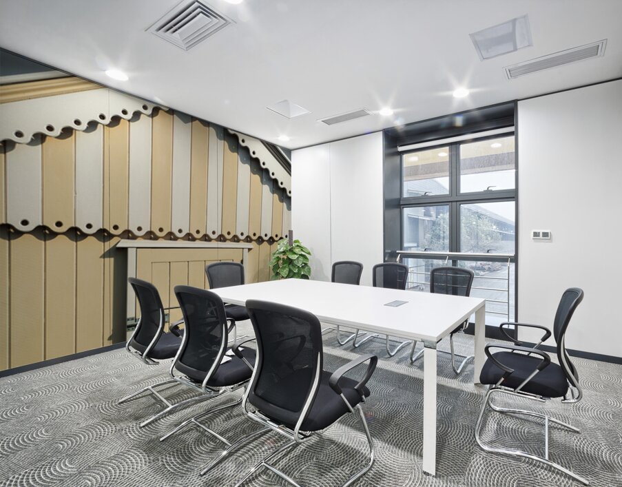 Yellow Beach Hut Wall Printing