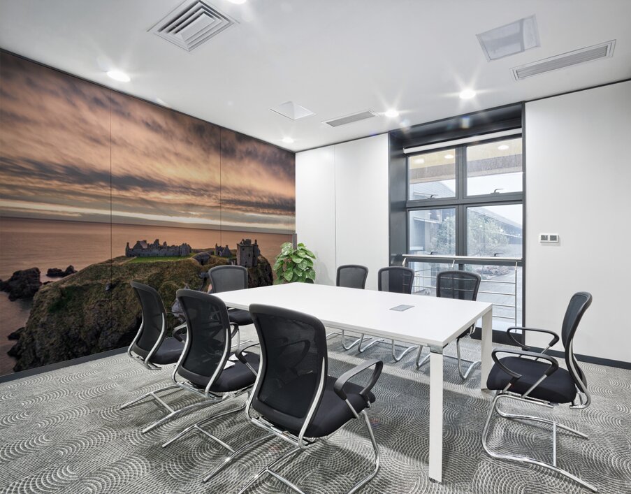 Sunrise Over Dunnottar Wall Printing