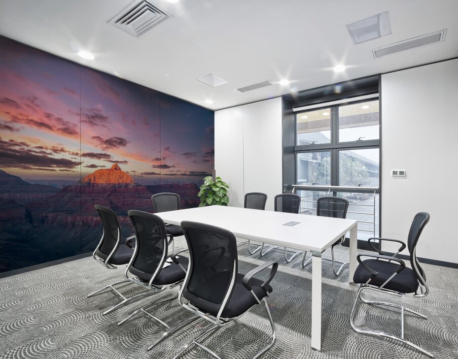 Red Peak Sunset Wall Printing