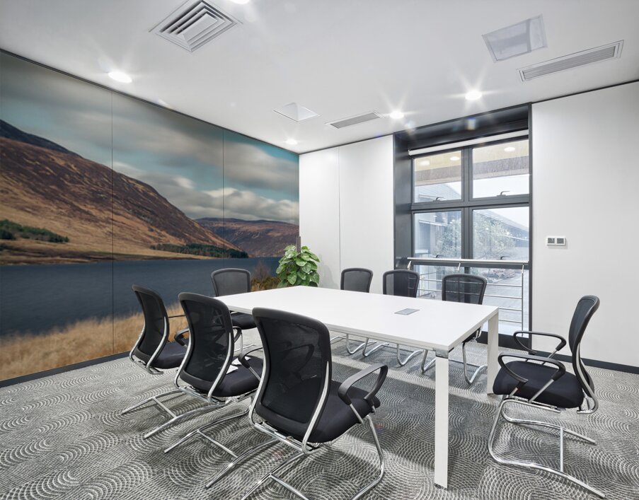 Loch Glass Panorama Wall Printing