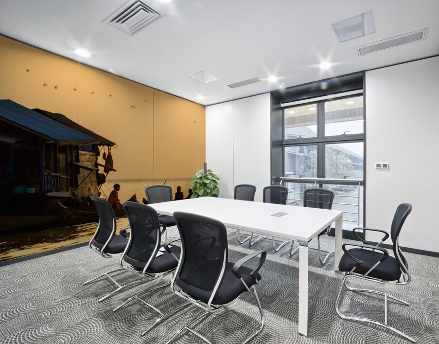 Life in the Floating Village Wall Printing