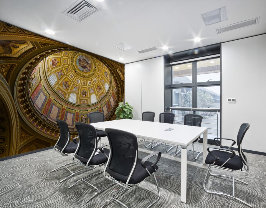 St. Stephens Basilica Ceiling Wall Printing