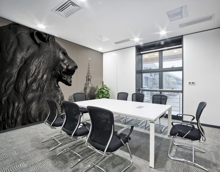 Trafalgar Square Lion Wall Printing