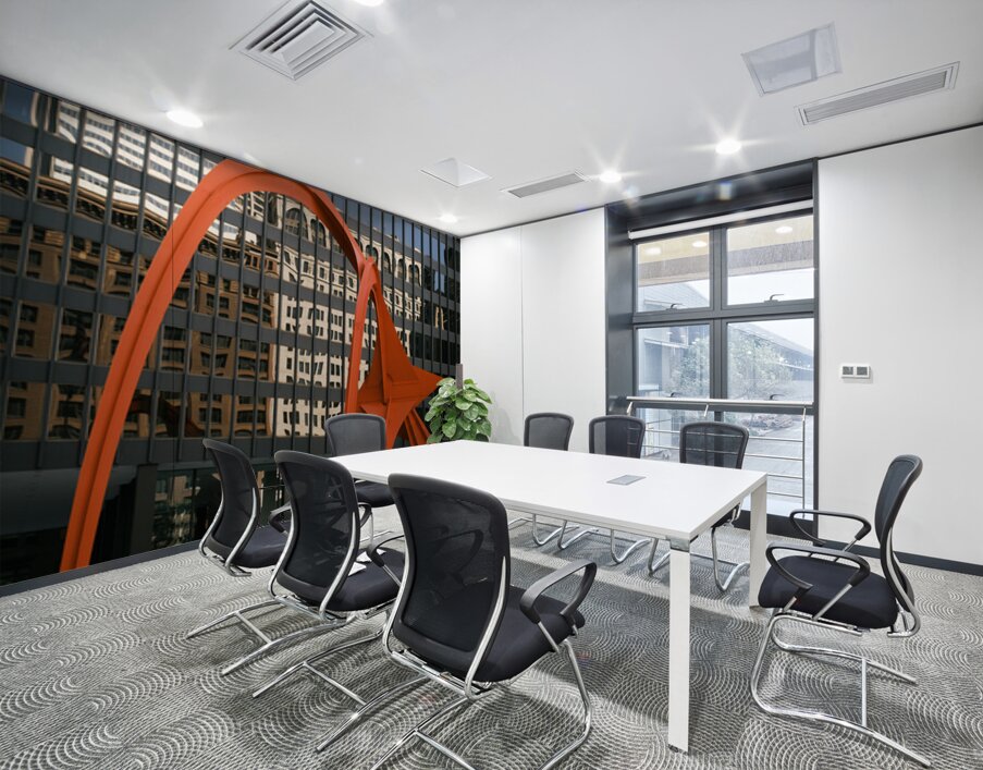 Red Flamingo Wall Printing