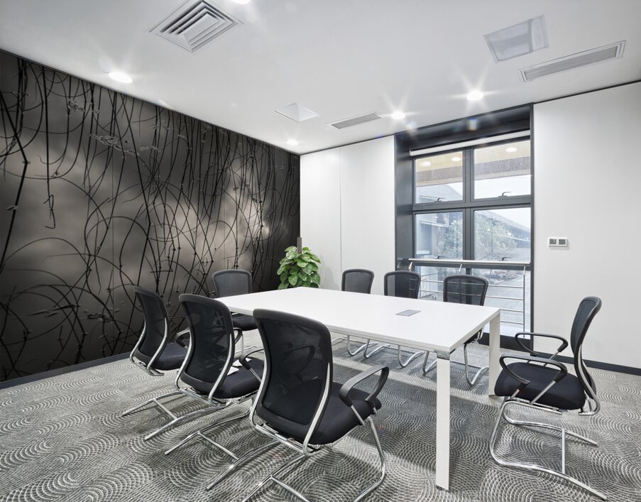 Reeds and Clouds Wall Printing