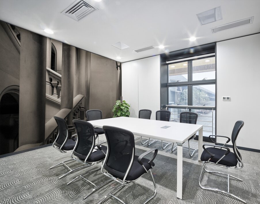 Penrhyn Castle Staircase Wall Printing