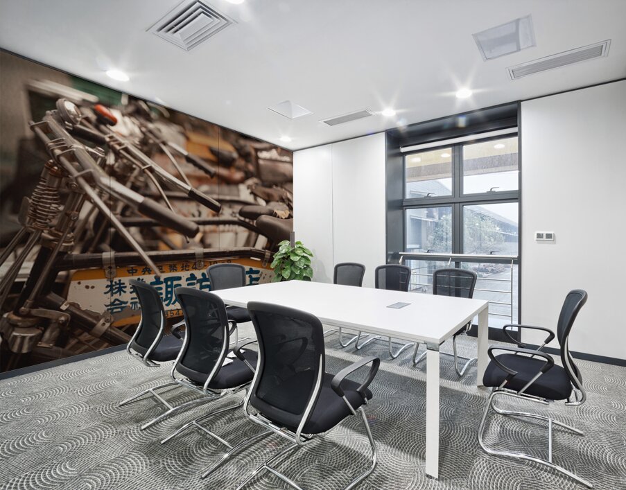 Fish Market Bicycles Wall Printing