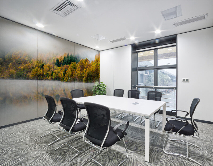 Autumn Mist Wall Printing