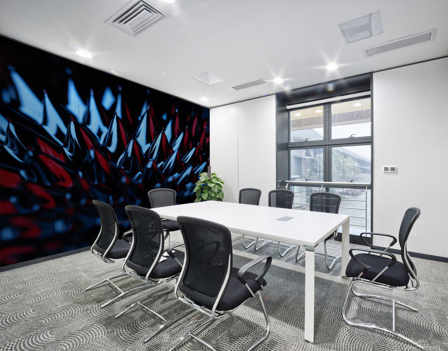 Ferrofluid Spikes Wall Printing