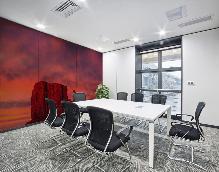 Last Light in Monument Valley Wall Printing