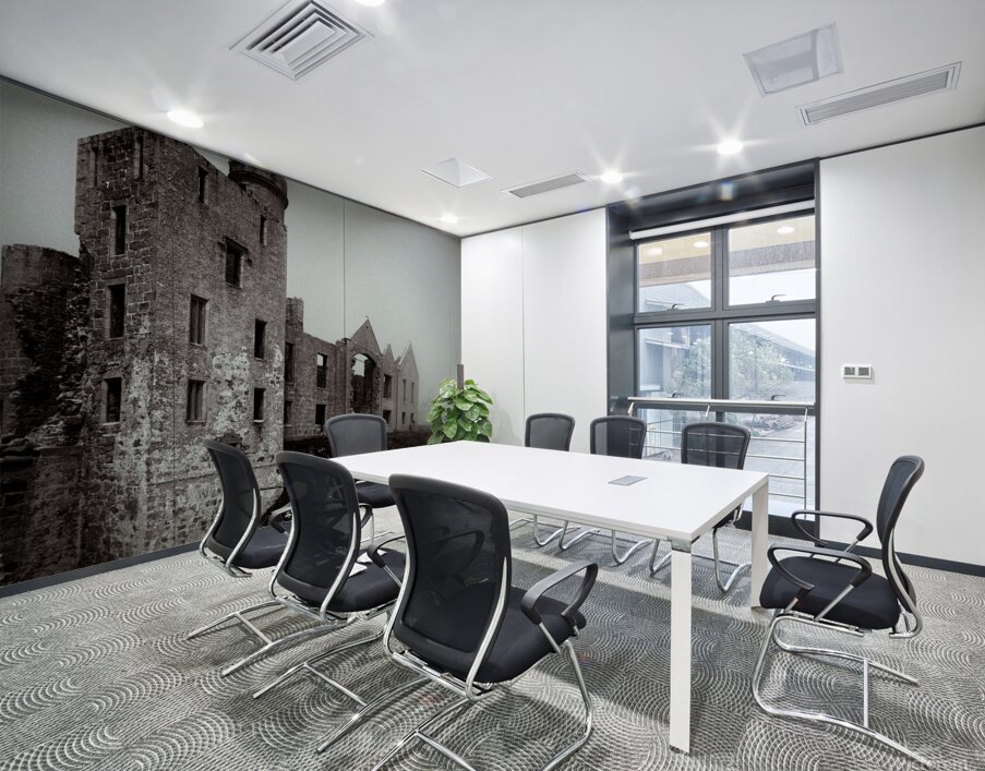 Slains in the Fog Wall Printing