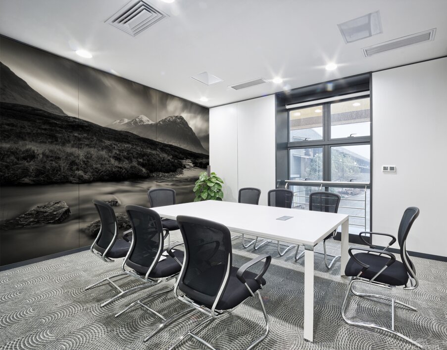 River to The Buachaille Wall Printing