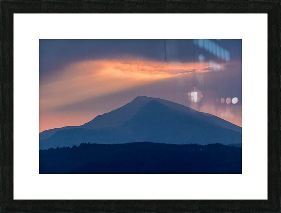 Last Light Over Snowdonia Picture Frame print