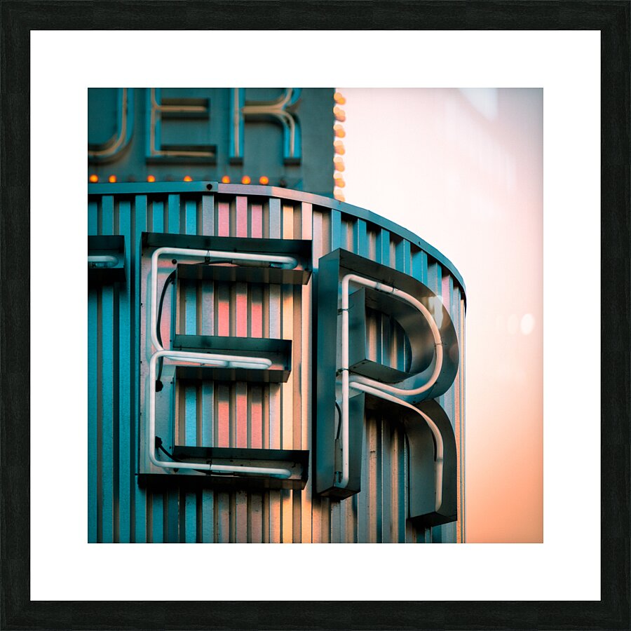 Tower Theater Sign Picture Frame print