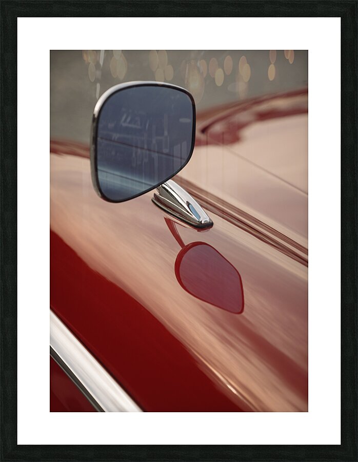 Volvo P1800 Wing Mirror Picture Frame print