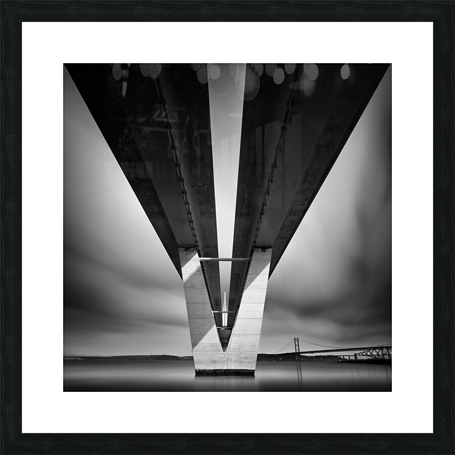 Beneath the Queensferry Crossing Picture Frame print