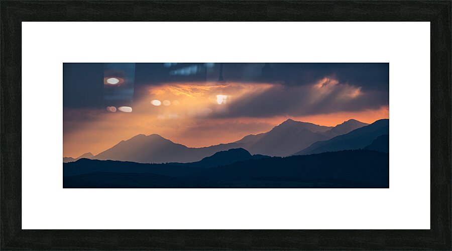 Snowdonia Sunset Impression et Cadre photo