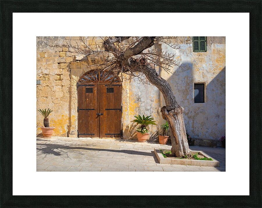 Pjazza Mesquita Mdina Picture Frame print