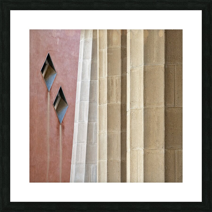 Park Guell Pillars Picture Frame print