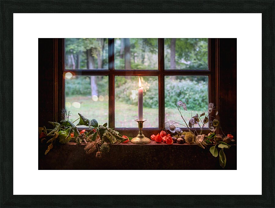Farmhouse Candle Picture Frame print