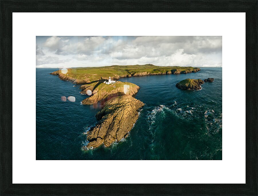 Strumble Head Lighthouse View Impression et Cadre photo