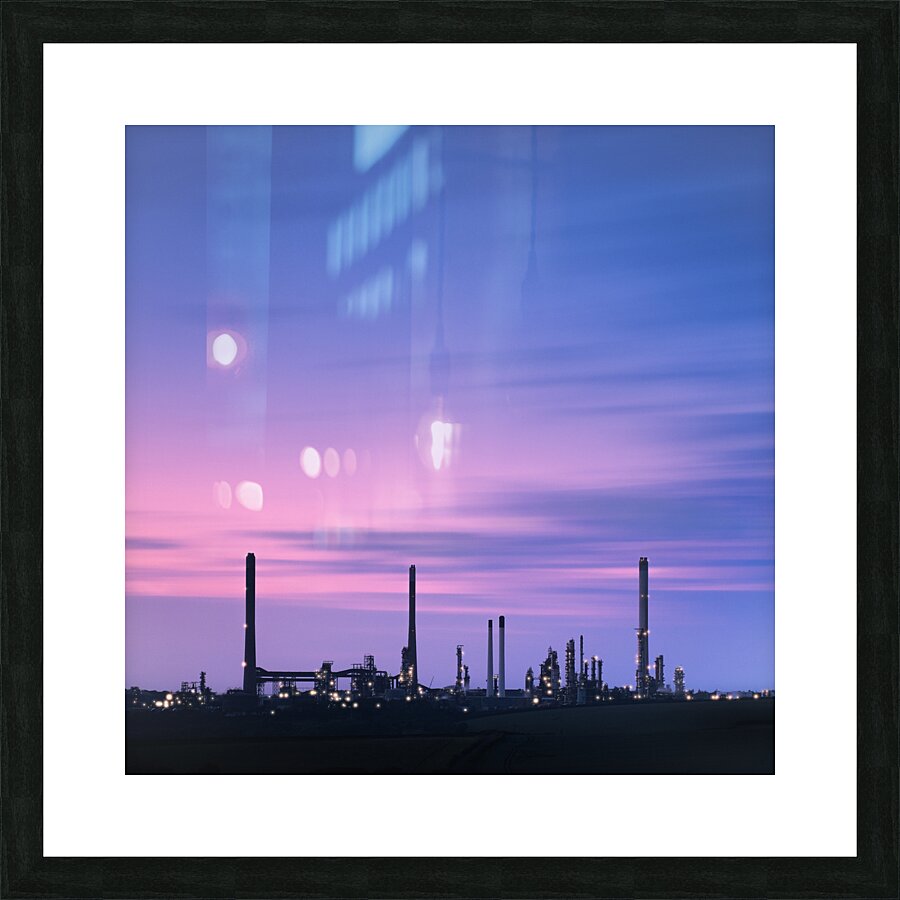 Pembroke Refinery Picture Frame print
