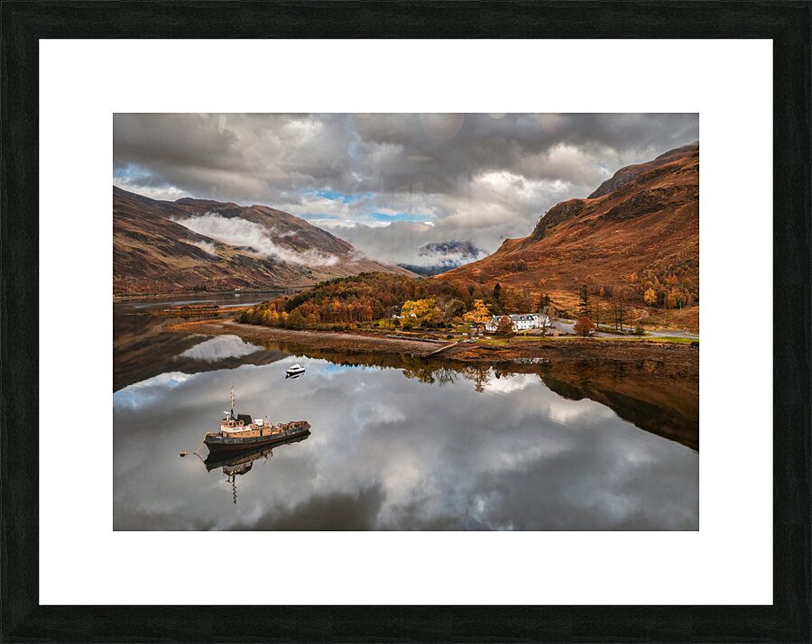 Autumn Tranquility on Loch Duich Impression et Cadre photo