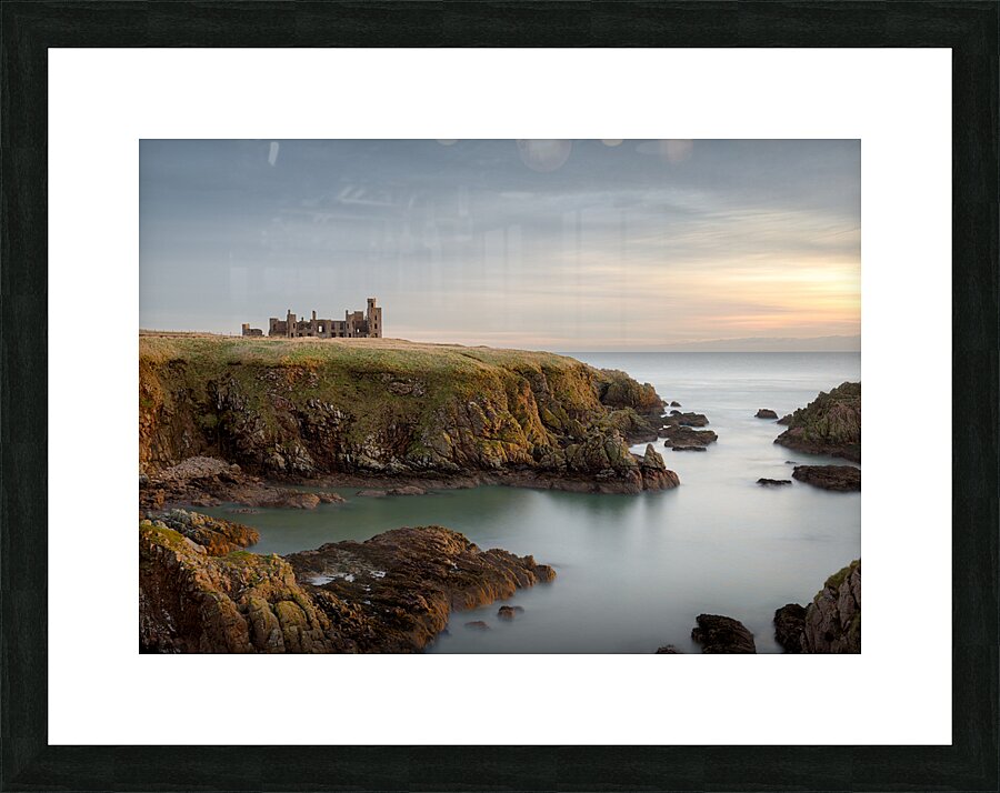 Slains Castle Sunrise Picture Frame print