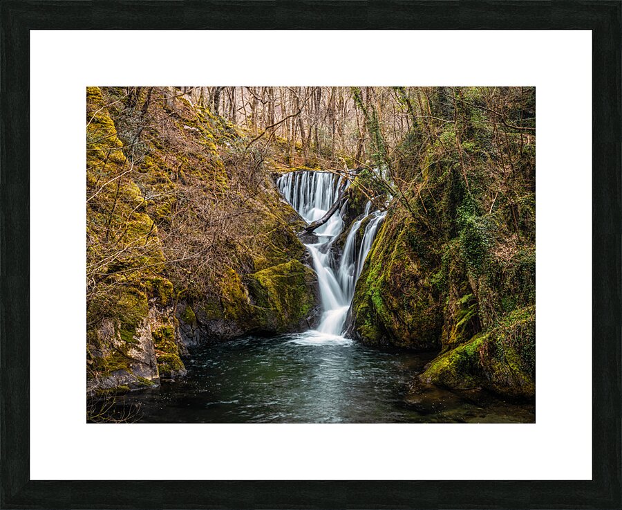 Woodland Waterfall Picture Frame print