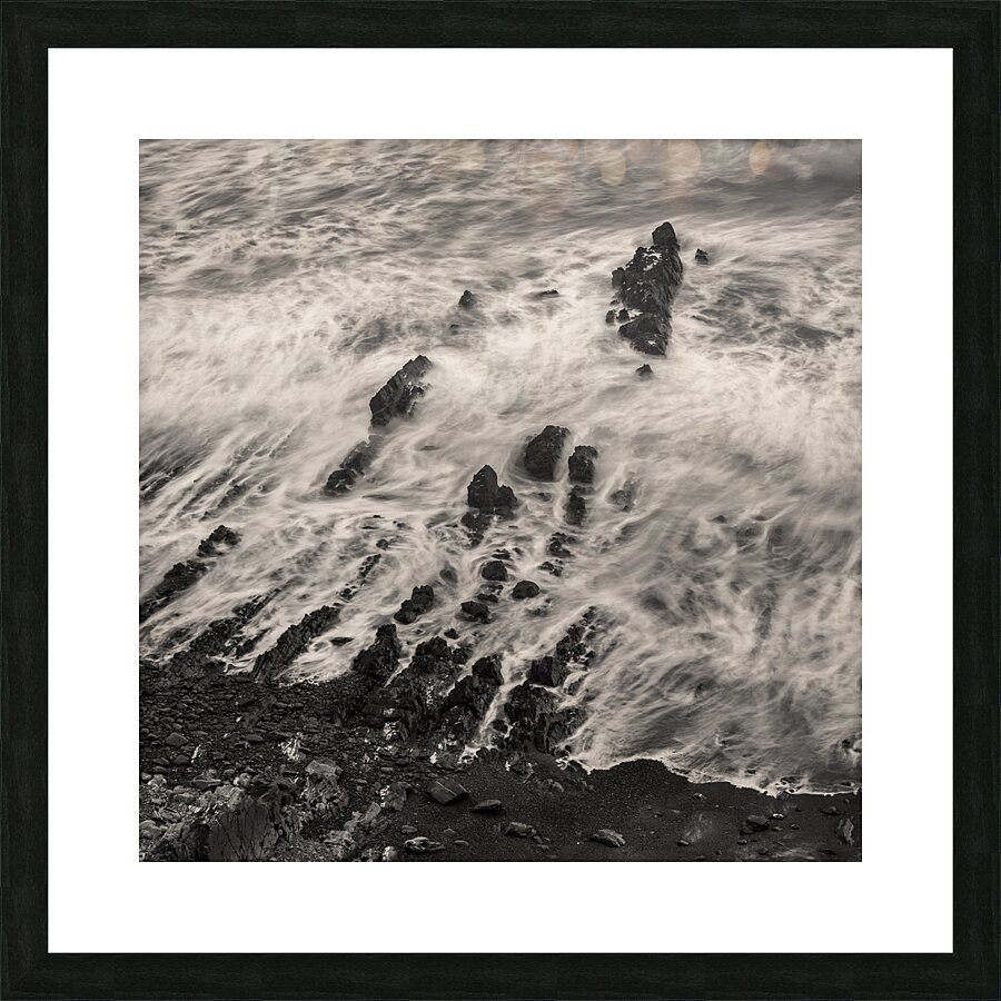 Sandymouth Surf Picture Frame print