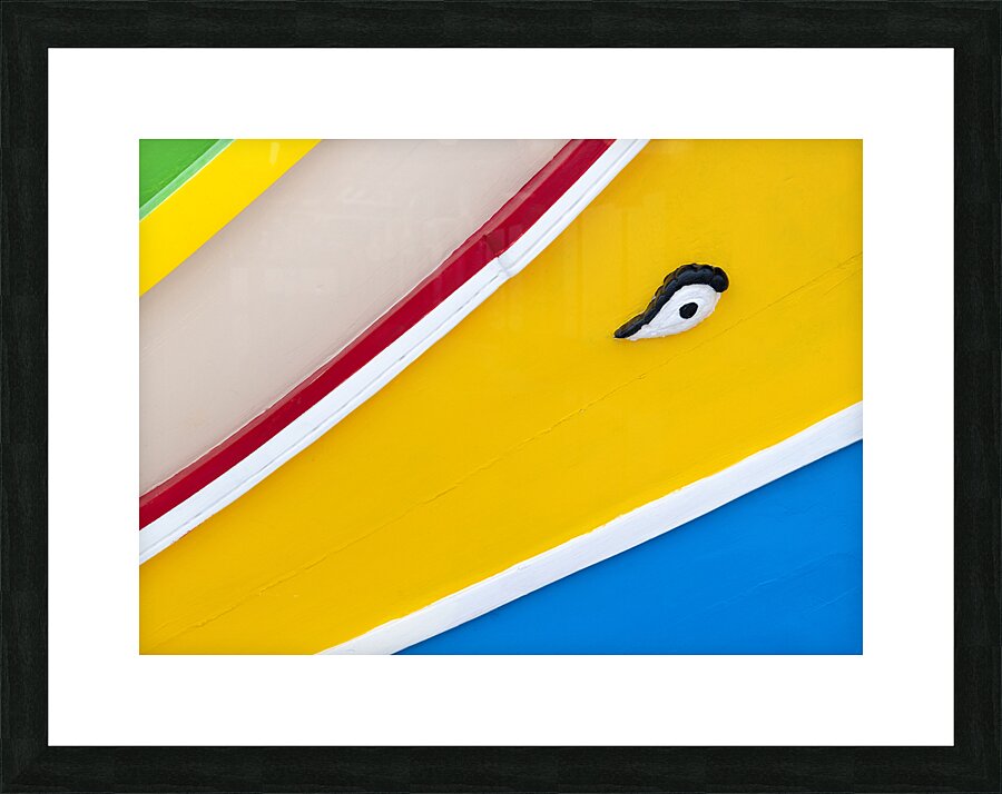 Maltese Luzzu Bow Picture Frame print