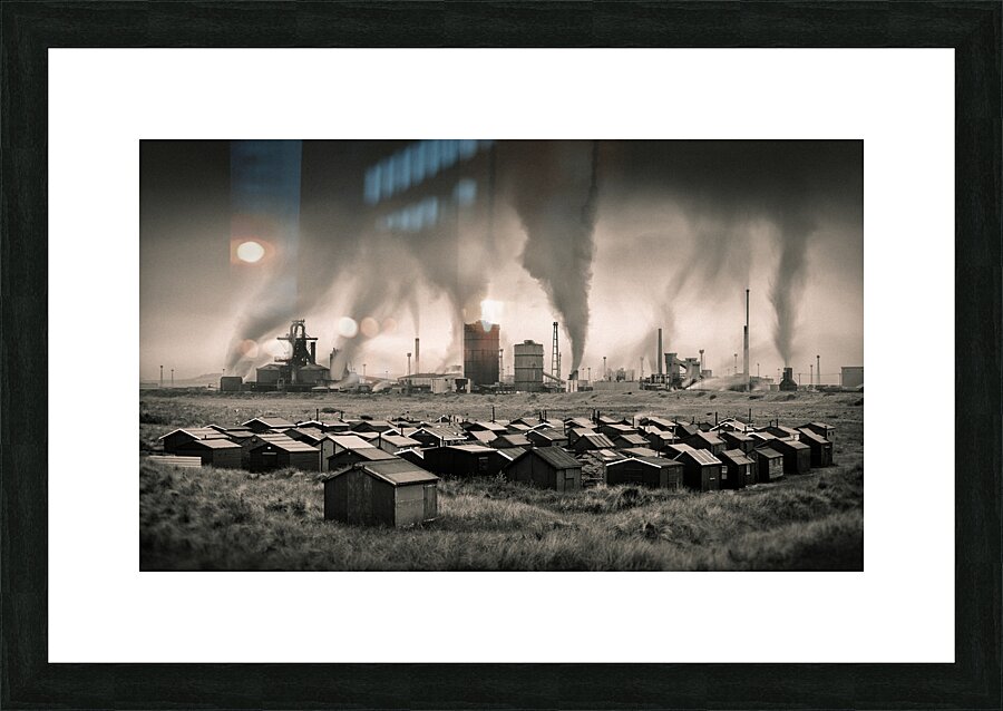 Teesside Steelworks I Picture Frame print