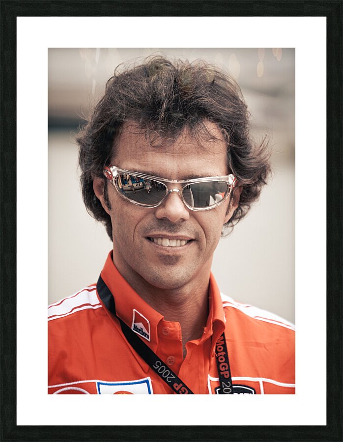 Loris Capirossi Picture Frame print