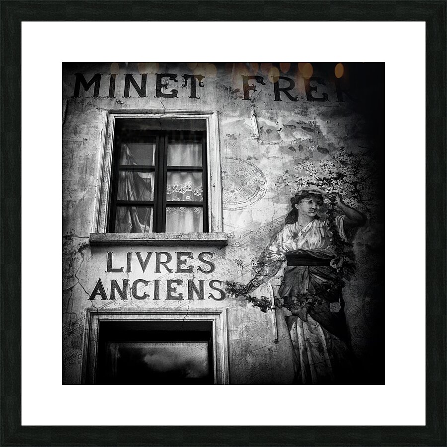 Old Books Picture Frame print