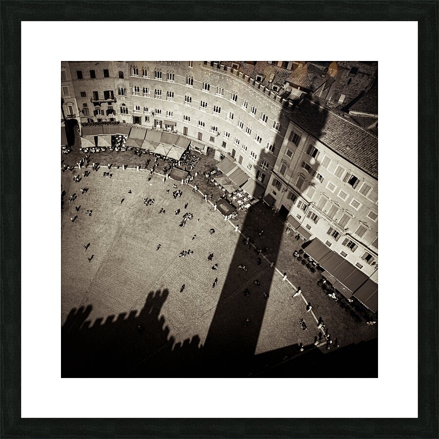 Siena from Above Picture Frame print
